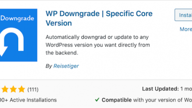 Photo of 利用WP Downgrade插件对wordpress降级到旧版本