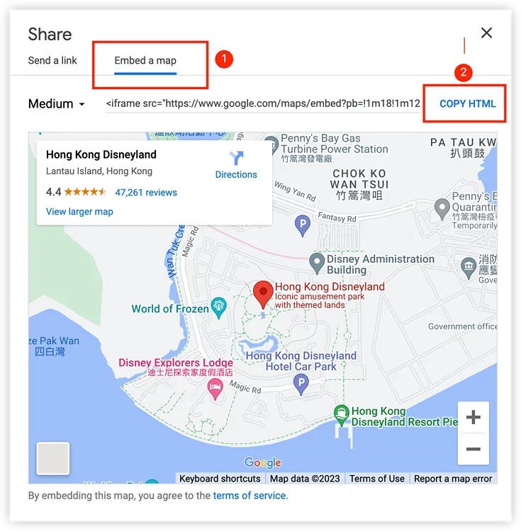 无需API在外贸网站插入谷歌地图google map详细教程